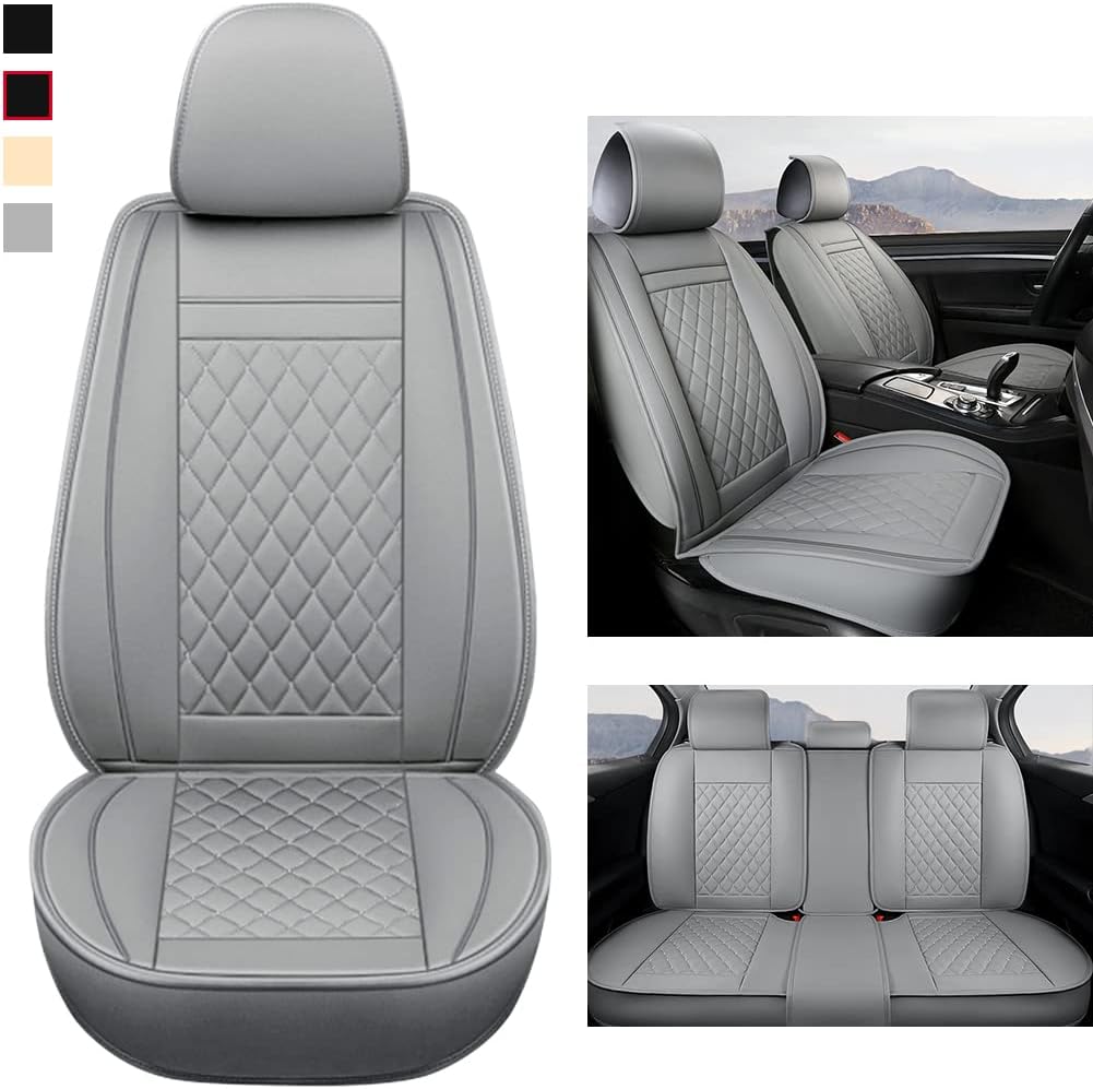 Beige Rear Bench Car Seat Cover W334