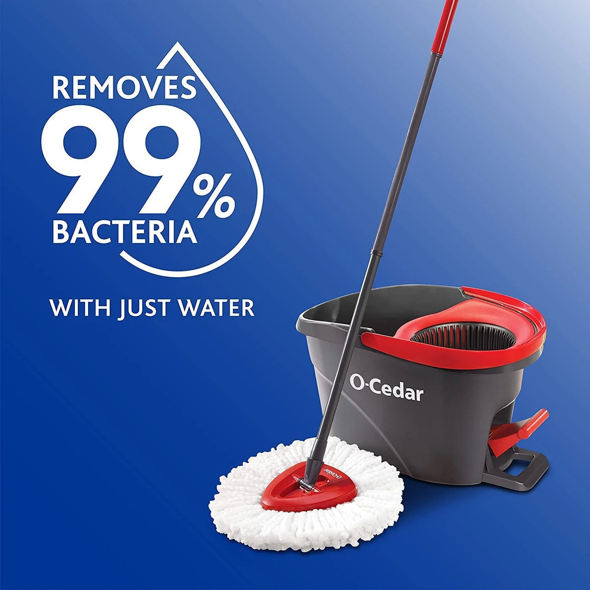 Microfiber Spin Mop & Bucket System with 3 Extra Refills E5364