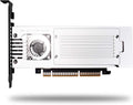 4-Bay M.2 NVME Adapter, PCIE 3.0 X8 Bandwidth, Full Aluminum Panel with Built-in Fan K2212