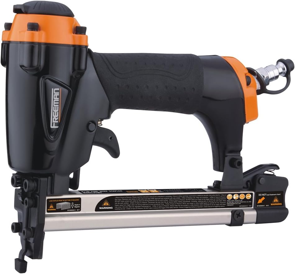 Pneumatic Framing and Finishing Nailers and Staplers Combo Kit with Canvas Bag (5-Piece) Y74911