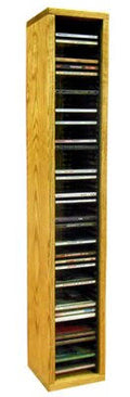 Beige Multimedia Storage Rack X28180