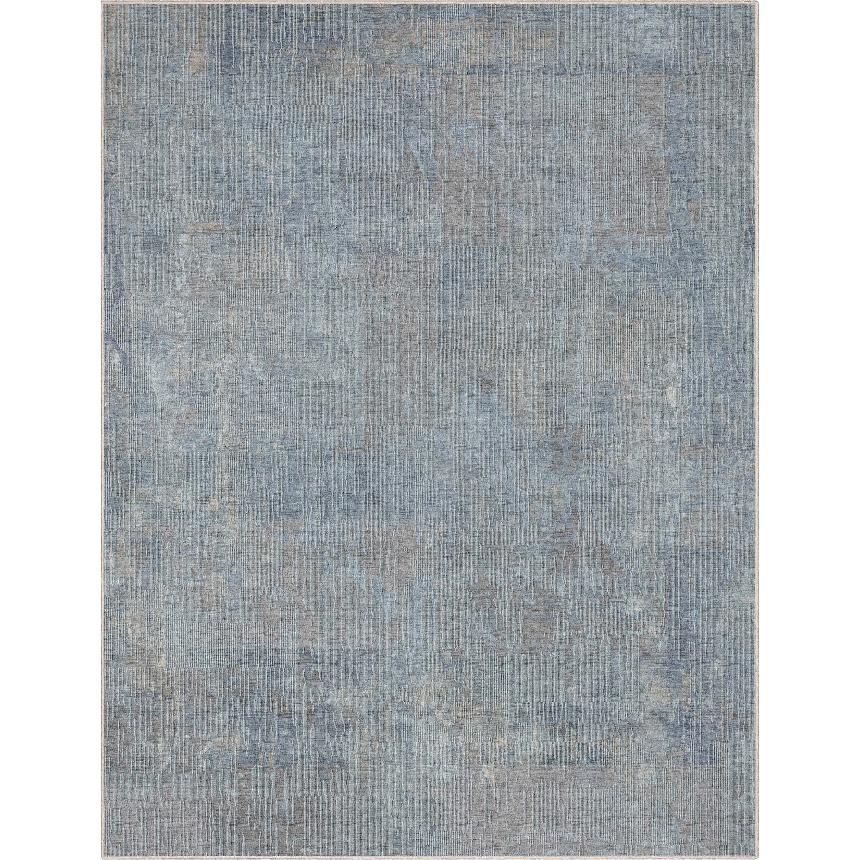 Blue Vintage Flatweave Area Rug O9579