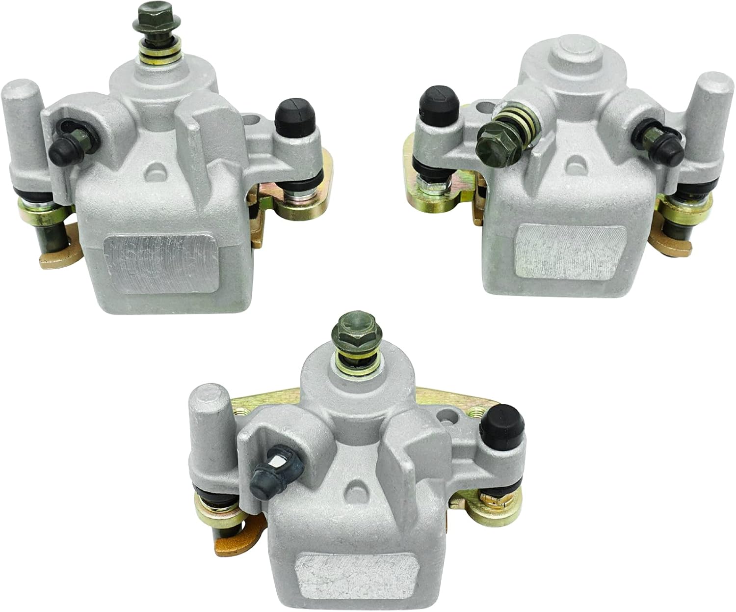 Front Left Right & Rear Brake Calipers W/Pads Pack of 2 Z1164