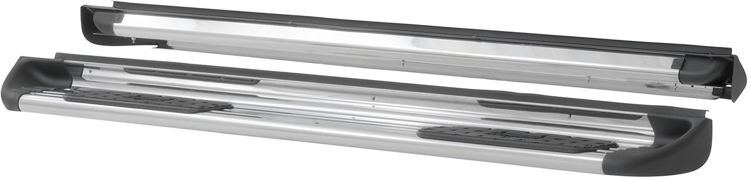 Polished Stainless Steel Side Entry Steps Truck Running Boards T47004