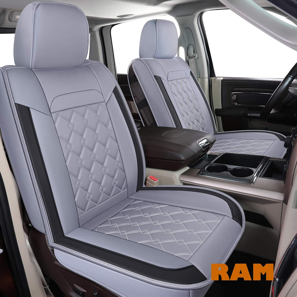 Black 2 pcs Ram Seat Covers O896264