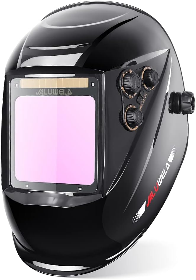 Welding Helmet Auto Darkening Solar Power Welding Mask TIG MIG ARC Large Viewing Welder Hood Pack of 2 E2141