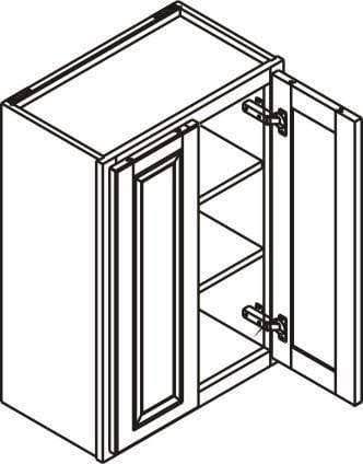 Light Gray Inset Shaker Kitchen Cabinet Double Door E836