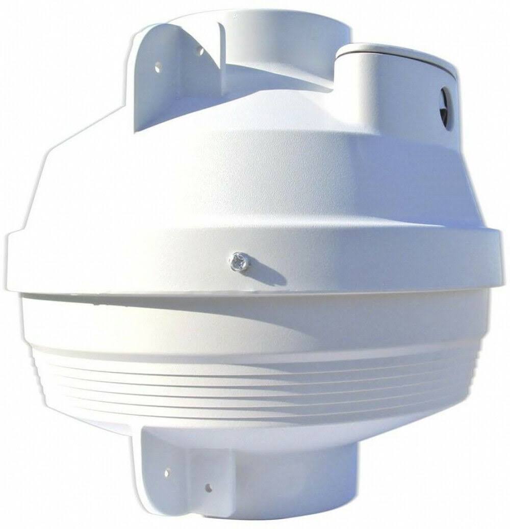 4 in. Radon Mitigation Fan Kit with Couplers and Air Pressure Indicator T154305