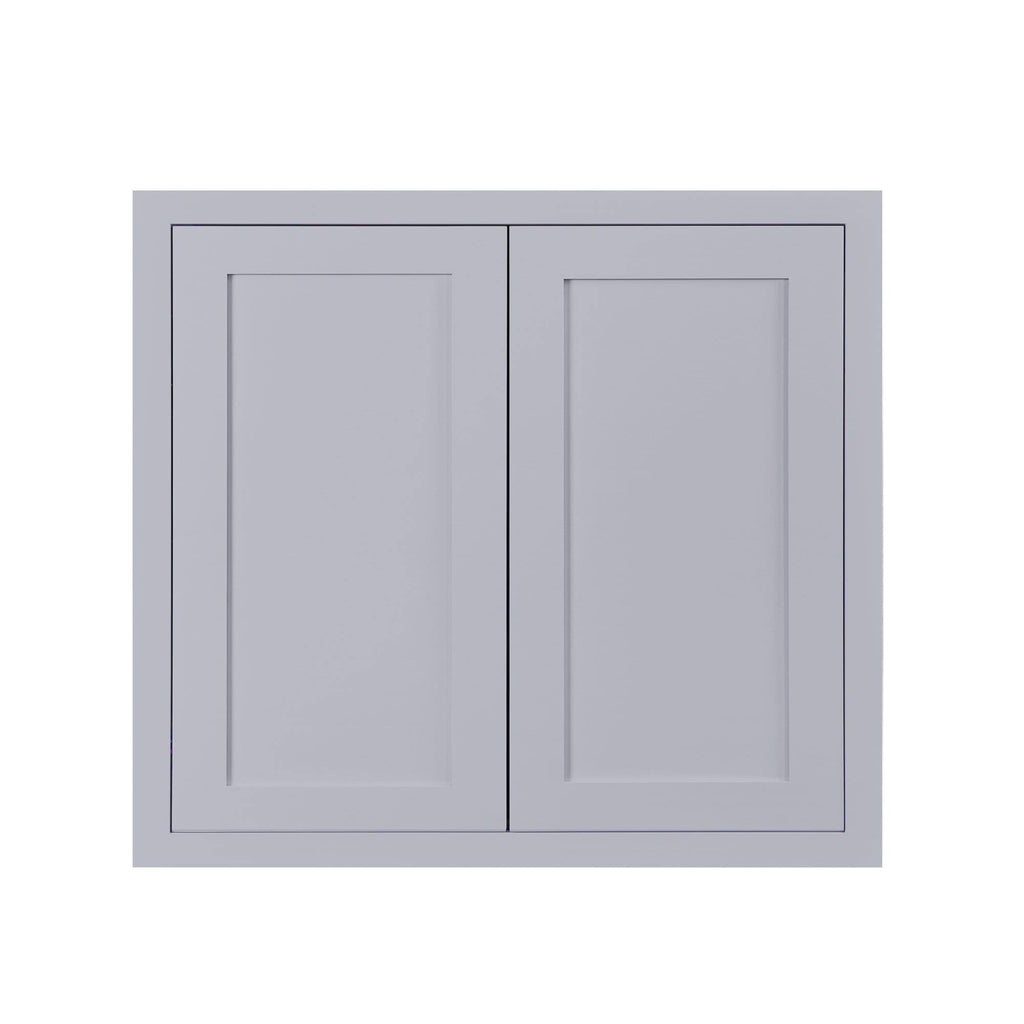 Light Gray Inset Shaker Kitchen Cabinet Double Door E836