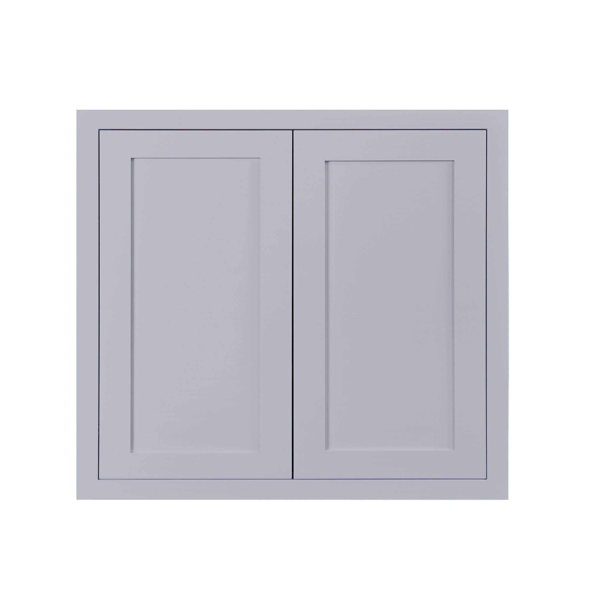 Light Gray Inset Shaker Kitchen Cabinet Double Door E836
