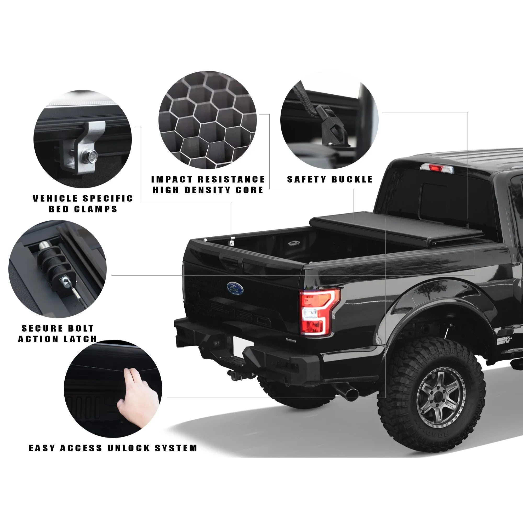 Folding Truck Bed Tonneau Cover H569819