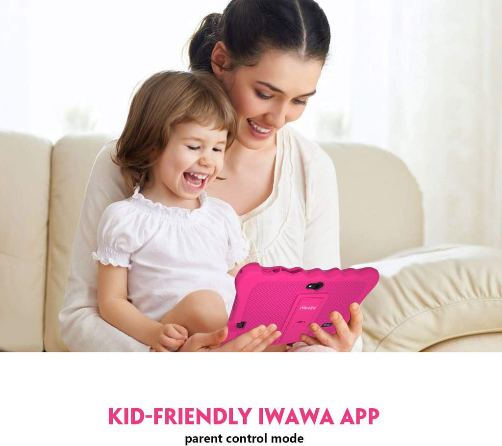 Kids Tablet 7-inch HD 32GB Android 9.0 WiFi 2GB RAM Pink Pack of 2 L848540