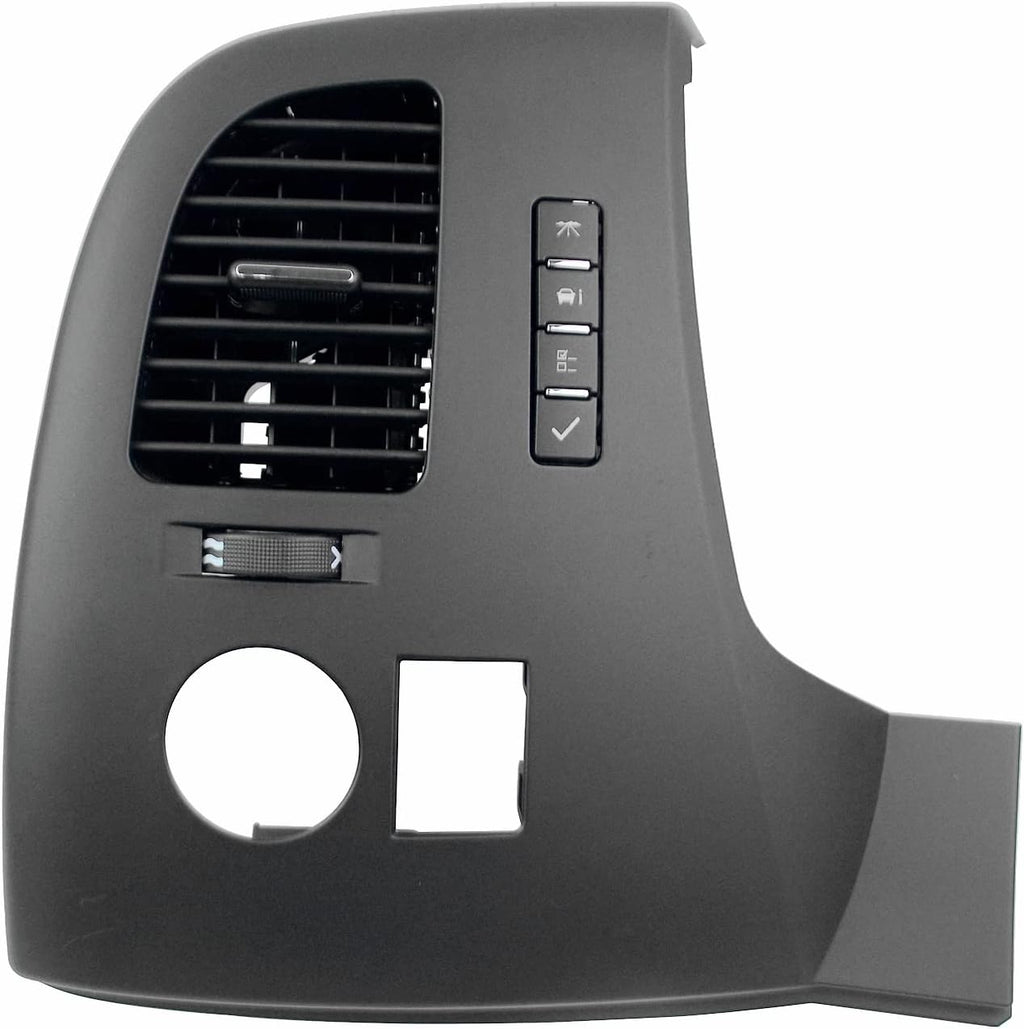 Driver Information Center Control Panel Air Vent Compatible with Chevy Suburban Tahoe Silverado GMC Sierra Yukon XL 1500 2500 3500 HD 2007-2013 Pack of 2 L756