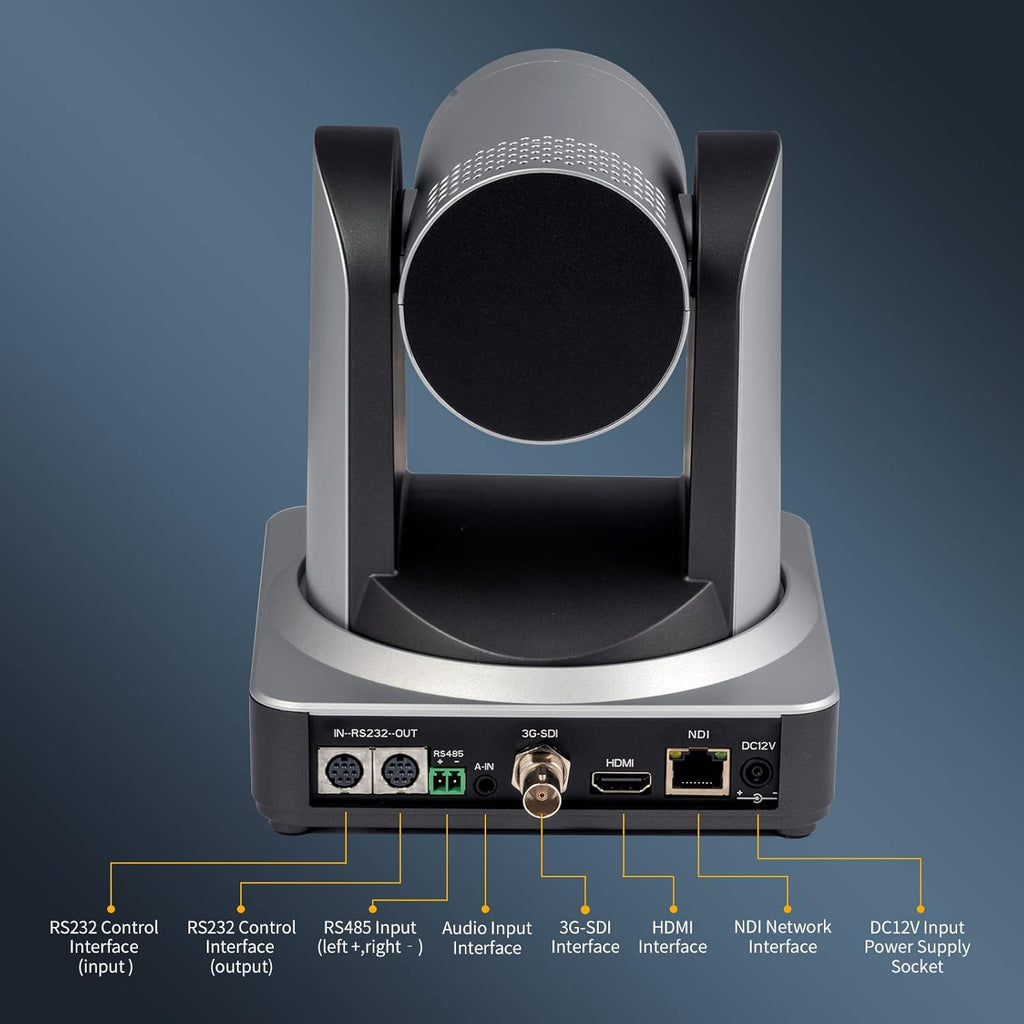 PTZ Camera with 20X Optical Zoom 1080P 60fps PoE K280