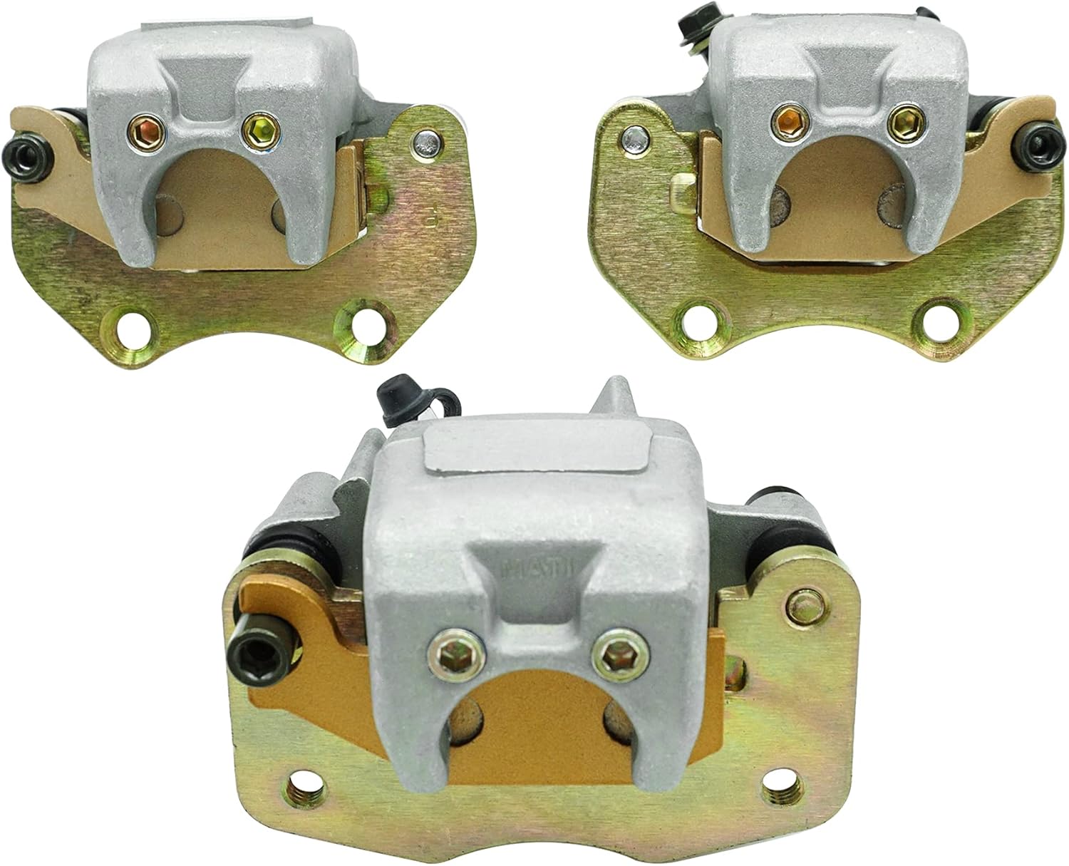Front Left Right & Rear Brake Calipers W/Pads Pack of 2 Z1164