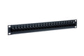 24 Port Cat6 RJ45 1RU Rack Mount Feed-Thru Panel Z6281