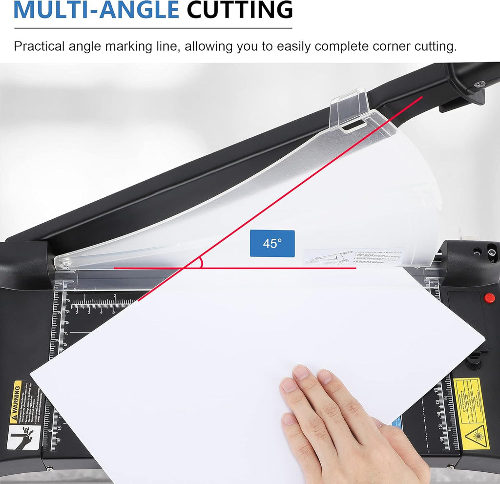 12 inch A4 Paper Trimmer Guillotine with Safety Guard and Blade Lock B5166