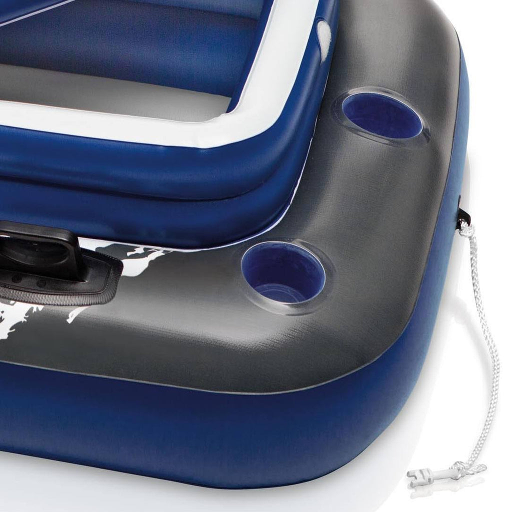 72 Can Beverage Cooler Float 2 Person Pool Float (2 Pack) A684