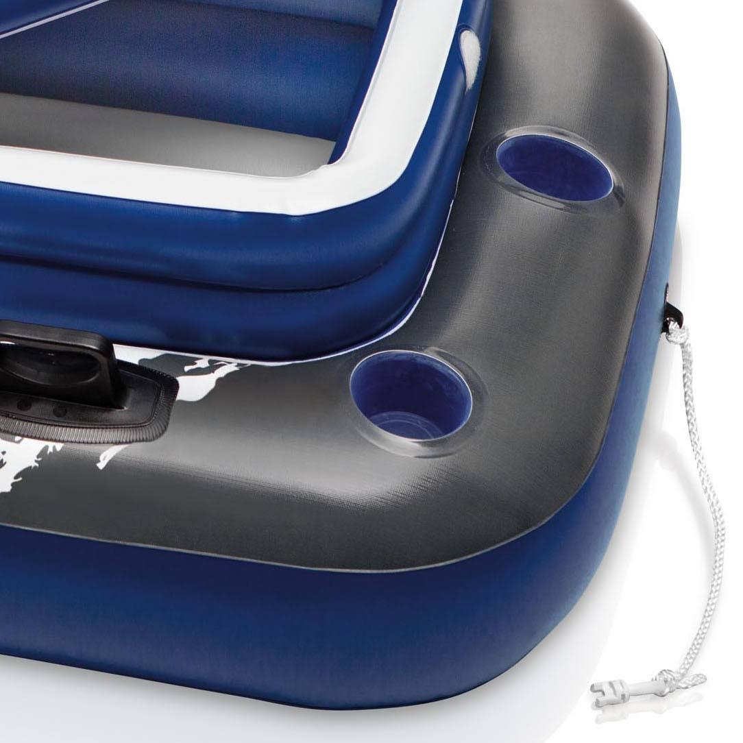 72 Can Beverage Cooler Float 2 Person Pool Float (2 Pack) A684