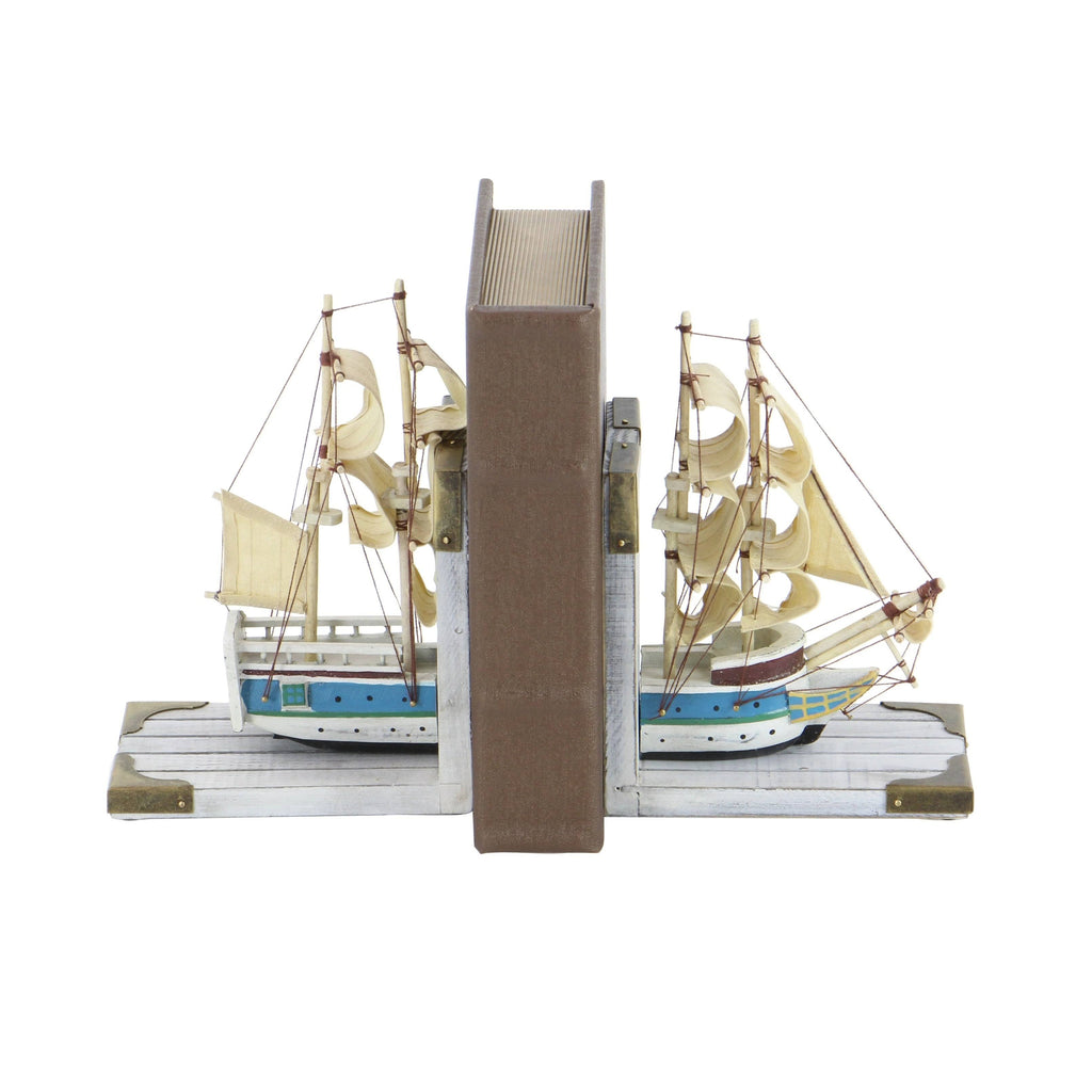 Nautical Trade Ship Book Ends E844958