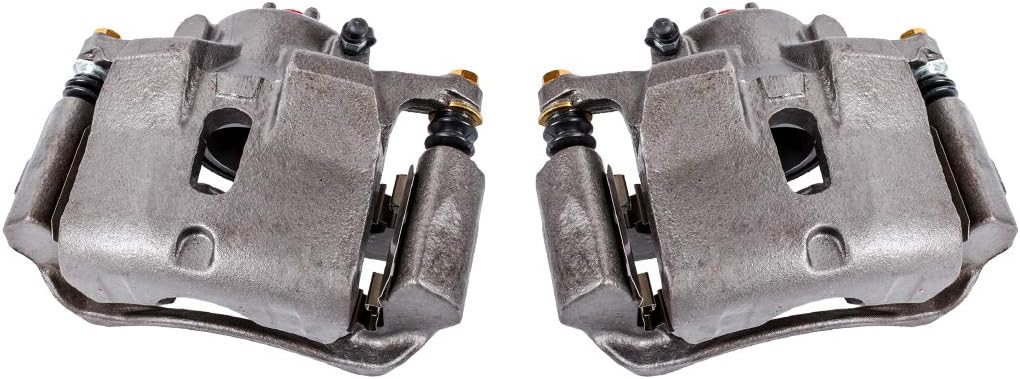 Premium Semi-Loaded Brake Caliper Pair with Hardware Kit O75606