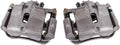 Premium Semi-Loaded Brake Caliper Pair with Hardware Kit O75606