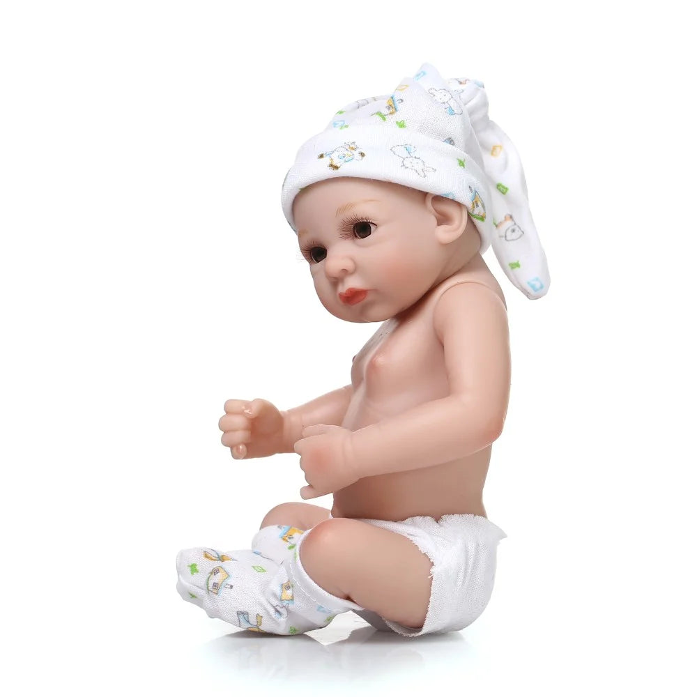 Lifelike Baby Doll with Full Silicone Body V716