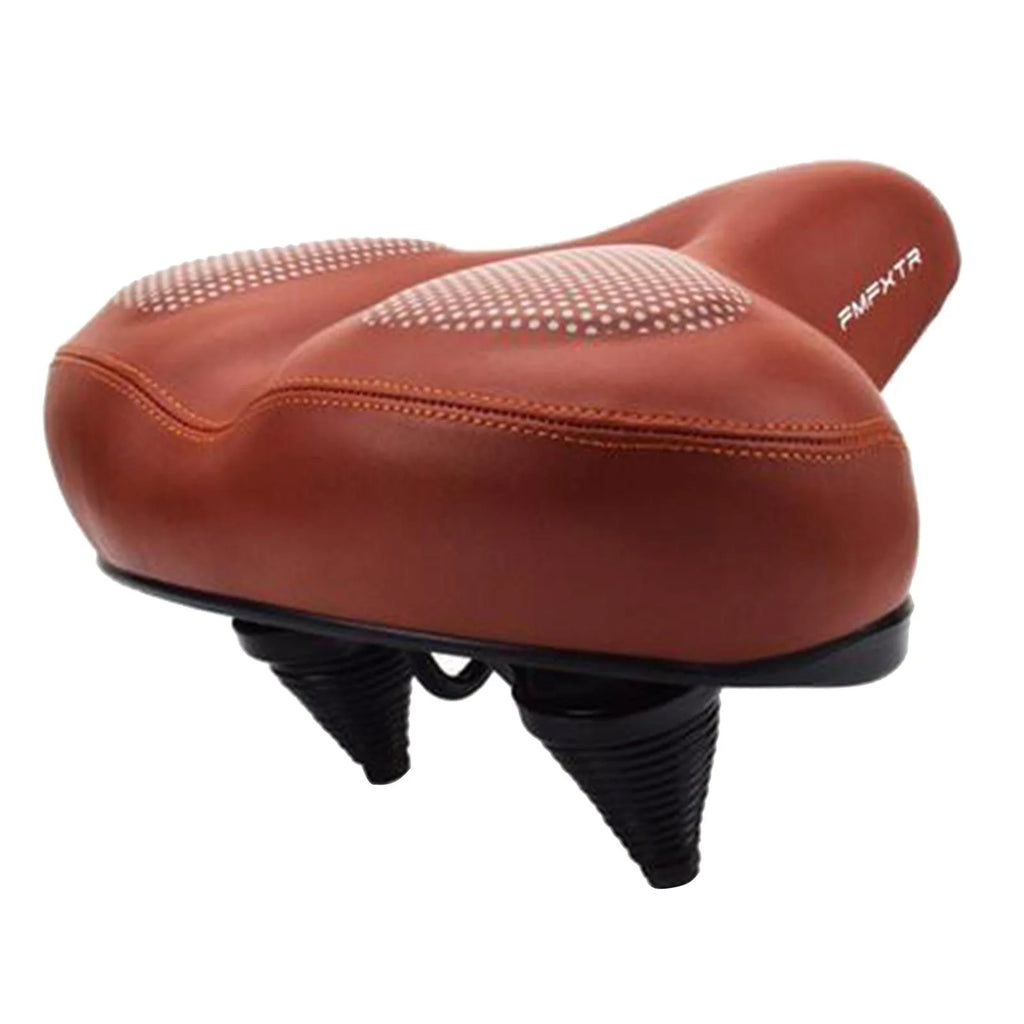 Brown Gel Waterproof Bike Seat Cushion with Taillight G614