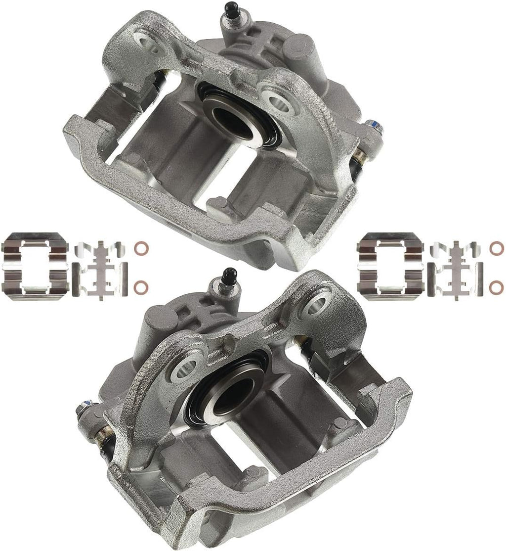 Disc Brake Caliper Assembly with Bracket Rear Left and Right Side 2-PC Set J3106