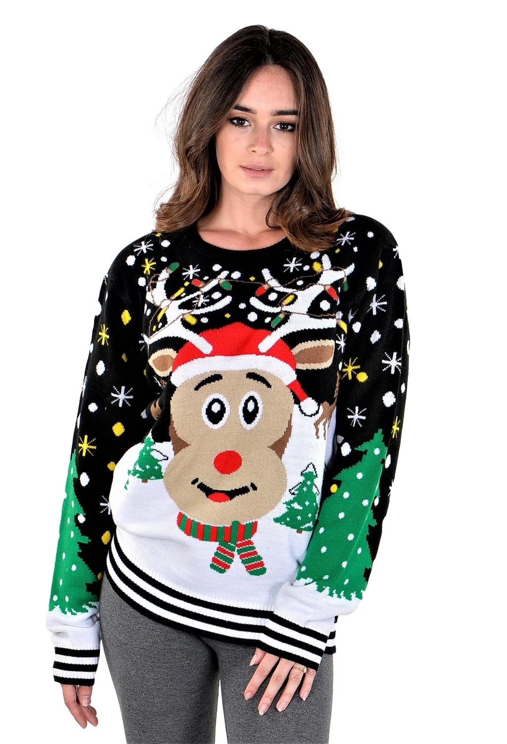 Black Ugly Christmas Sweater O720234