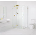Brass Frameless Shower Door I9962