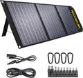 60 Watt Foldable Monocrystalline Solar Panel Kit with 12V DC/USB/USB C PD Outlets Z3784