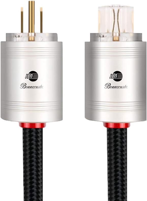 4N OFC HiFi Power Cord, Male to Female Power Cable, US Plug, 5ft P42063