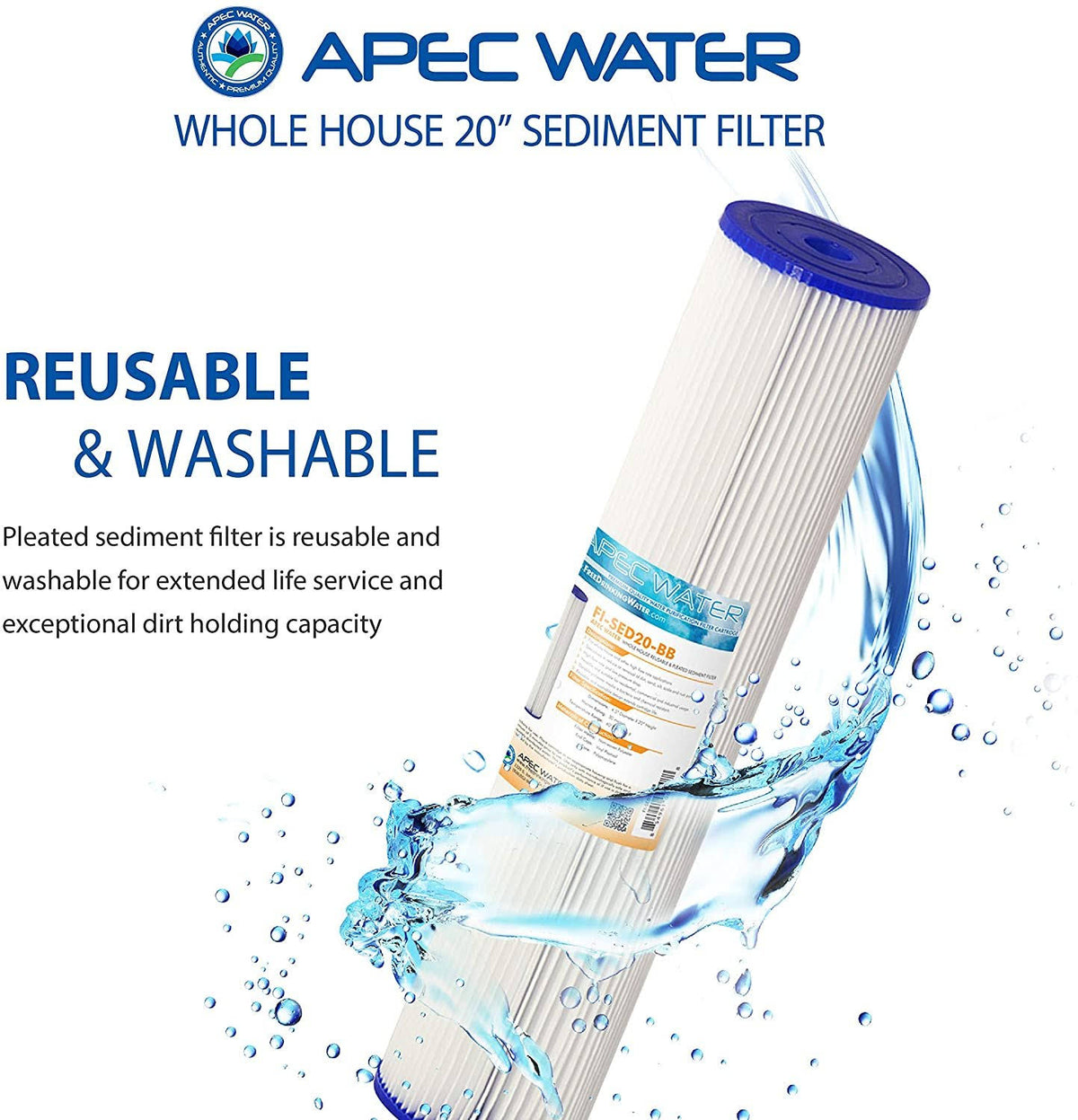 20x22 Whole House Sediment Replacement Filter V254