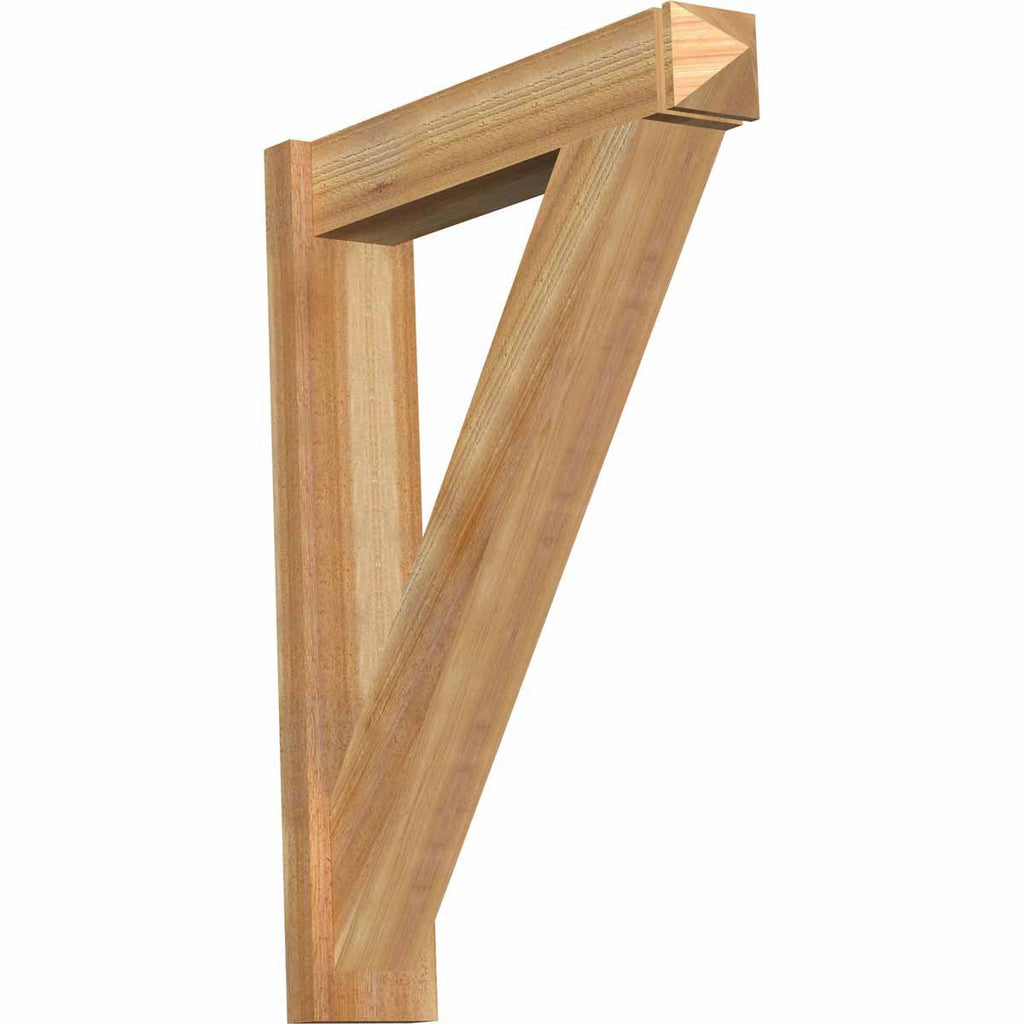 6 in. x 36 in. x 28 in. Western Red Cedar Rough Sawn Outlooker Z58251