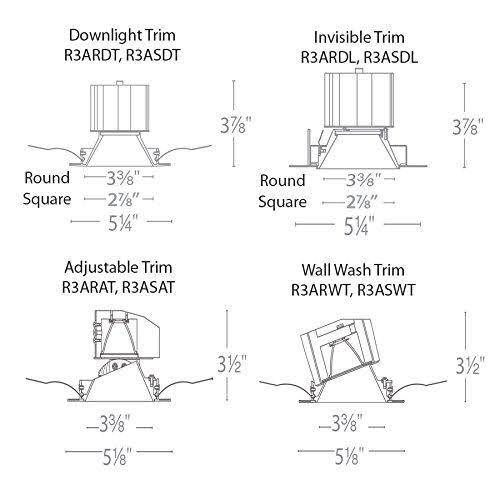 White Adjustable LED Trim U21462