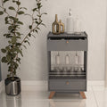 Mini Bar Cabinet with 2 Drawers and 1 Shelf F728414