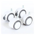 Rolling Casters White / Gray R400