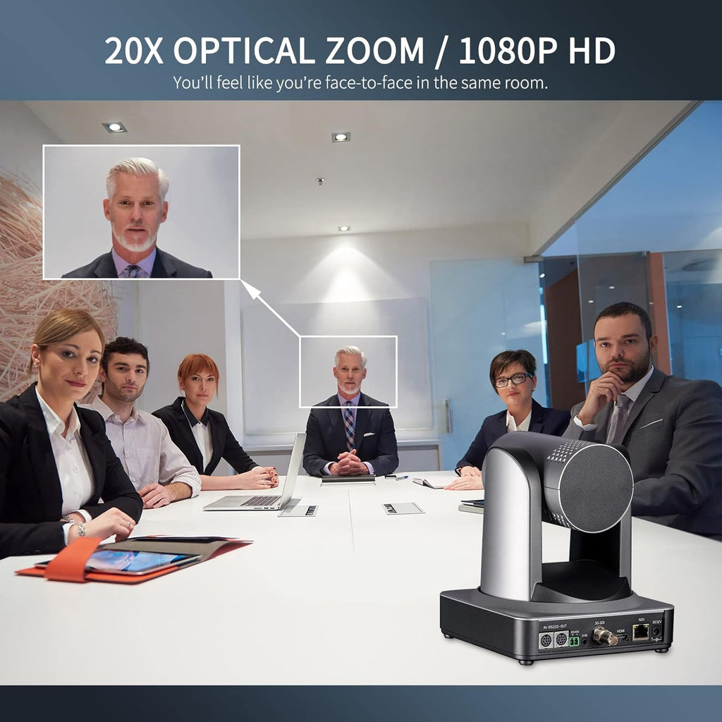 PTZ Camera with 20X Optical Zoom 1080P 60fps PoE K280