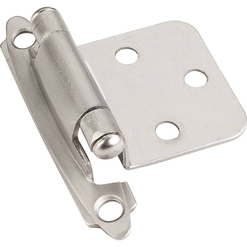 Satin Nickel Self Closing Hinge E31639