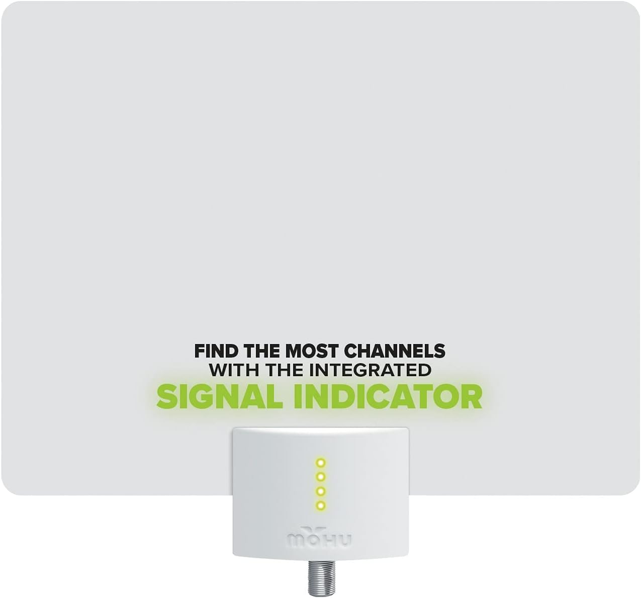 Indoor HDTV Antenna, 60-Mile Range, UHF/VHF, 16 ft. Coaxial Cable G35064