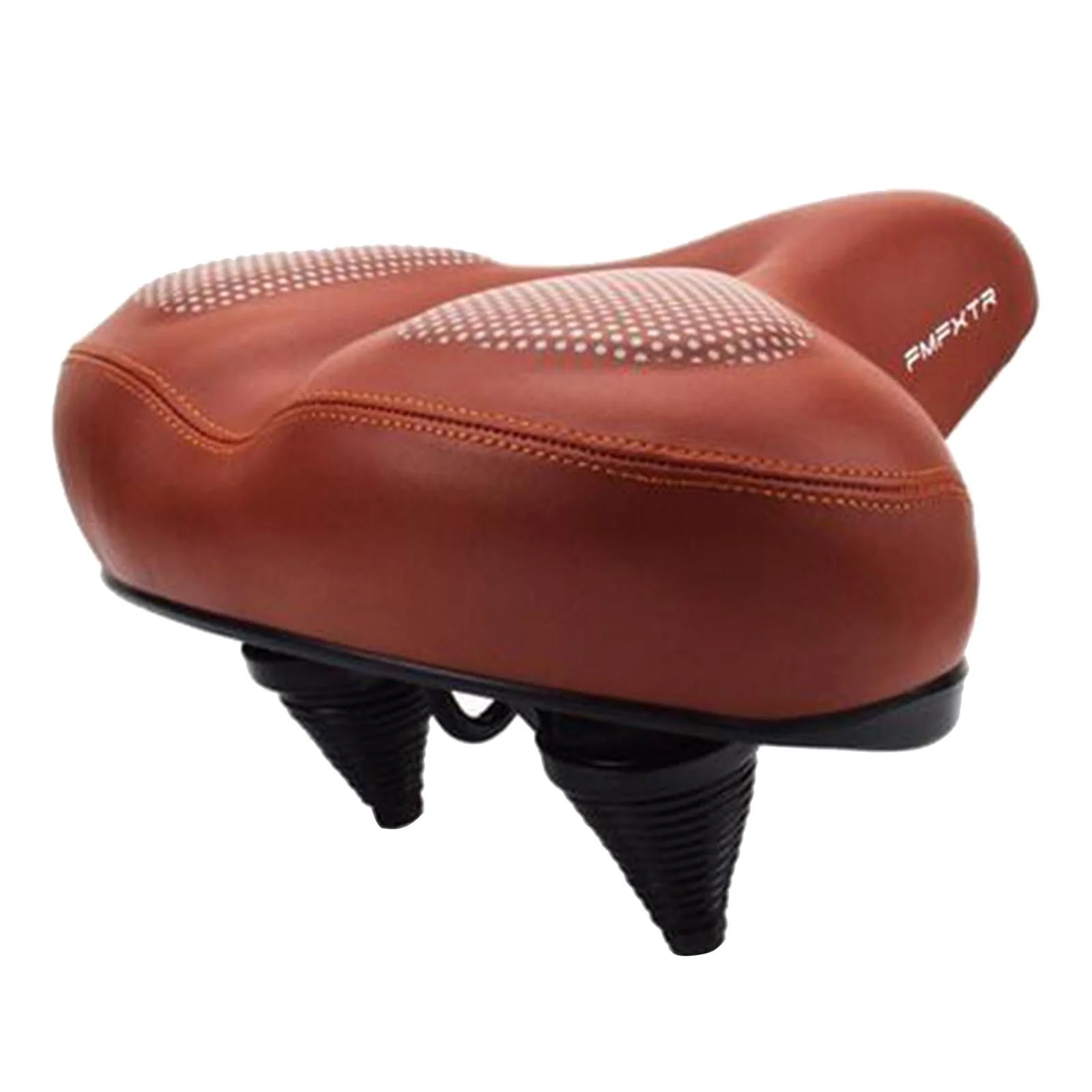 Brown Gel Waterproof Bike Seat Cushion with Taillight G614