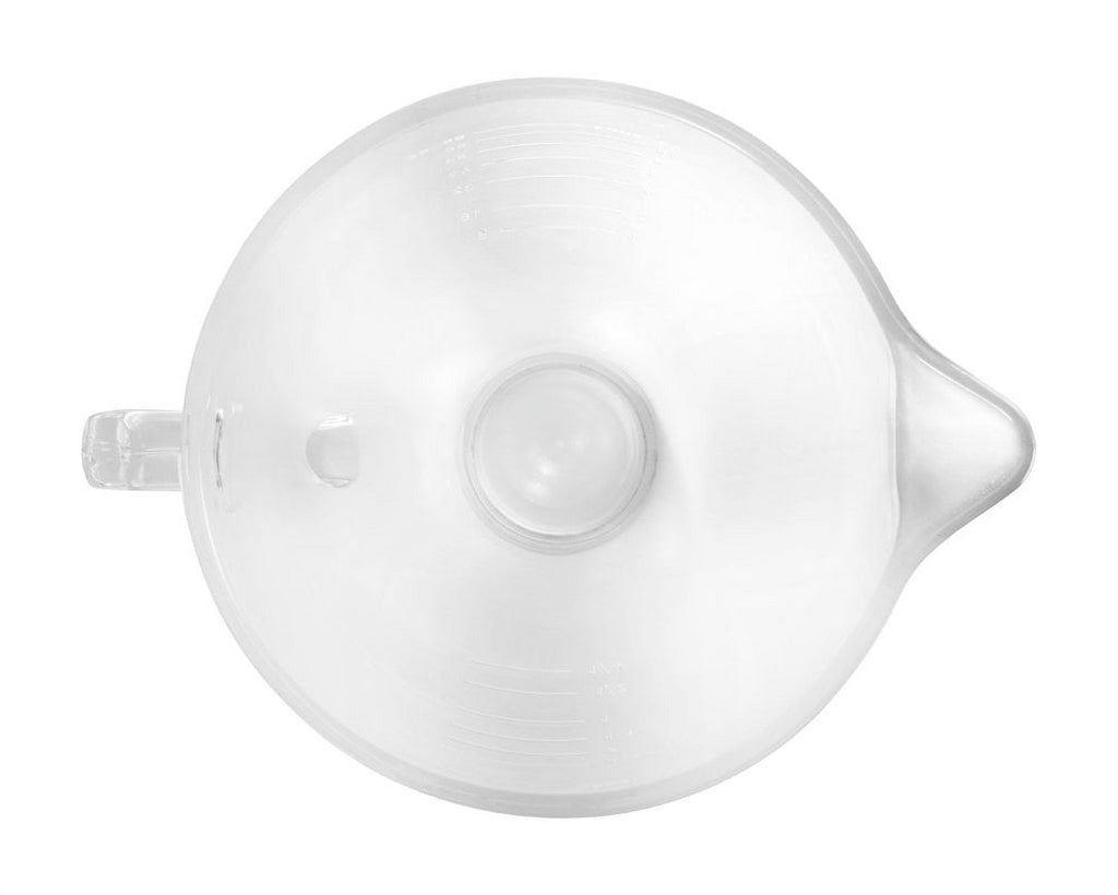 Frosted Glass Bowl with Lid, 5-Quart J573246