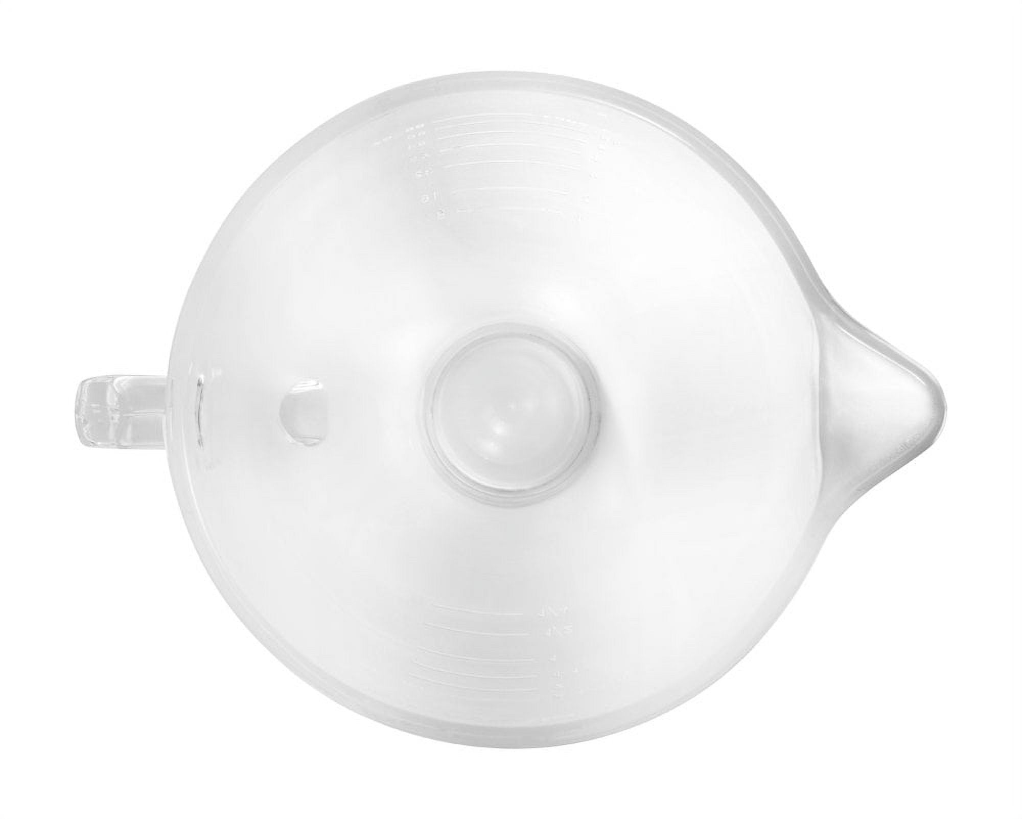 Frosted Glass Bowl with Lid, 5-Quart J573246