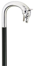 Walking Stick with Wolf Head Handle W744164