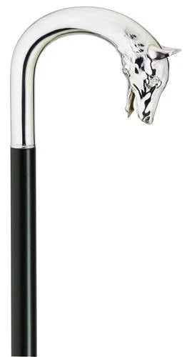 Walking Stick with Wolf Head Handle W744164