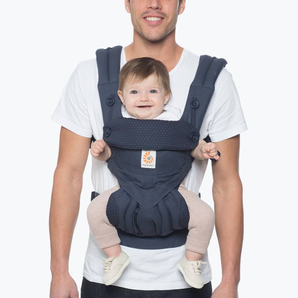 Navy Mini Dots Baby Carrier Y659