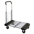 Aluminum Platform Truck with Telefolding Handle, 330 lbs Load Capacity Q852571