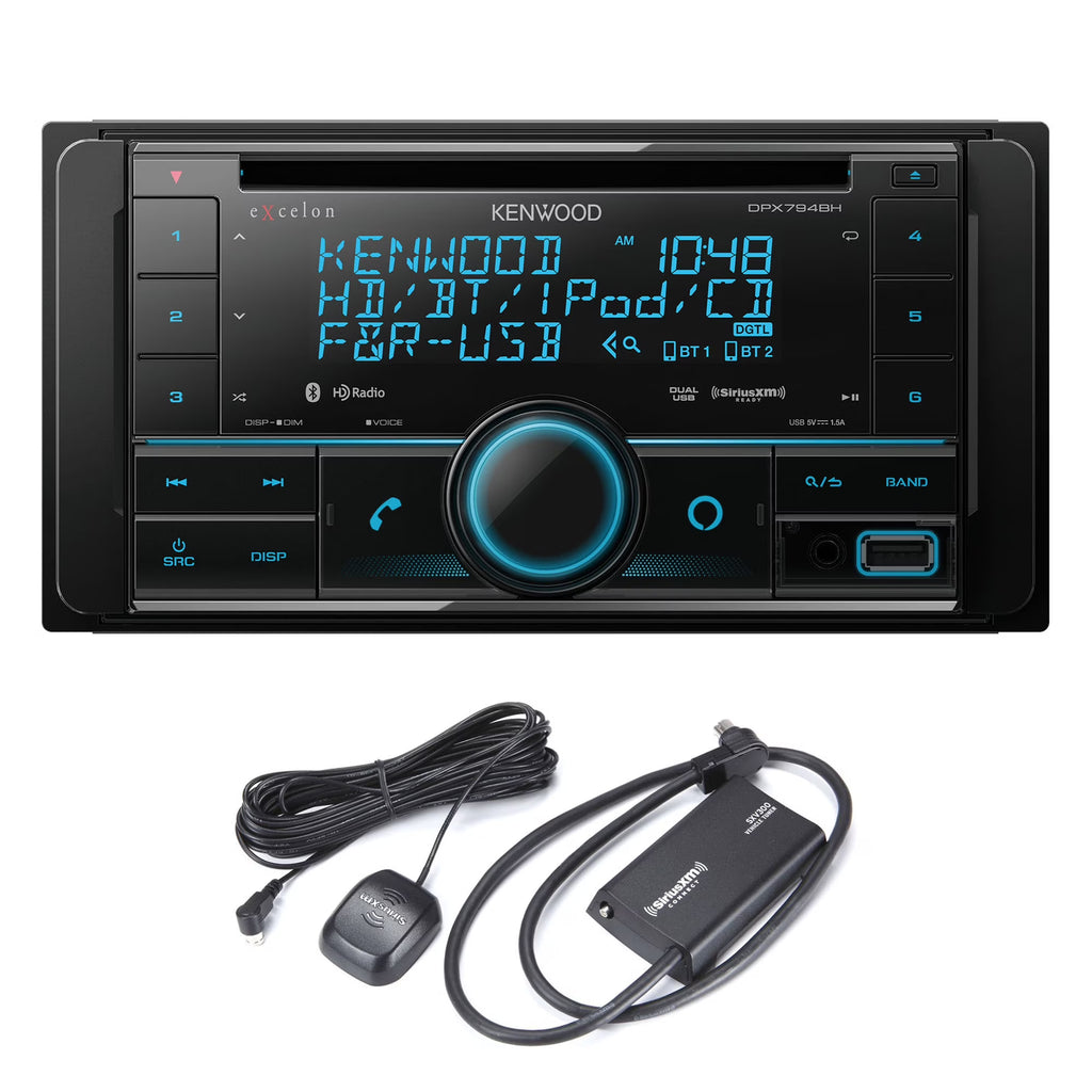 CD Receiver with Bluetooth and HD Radio and Sirius/XM Tuner C6303