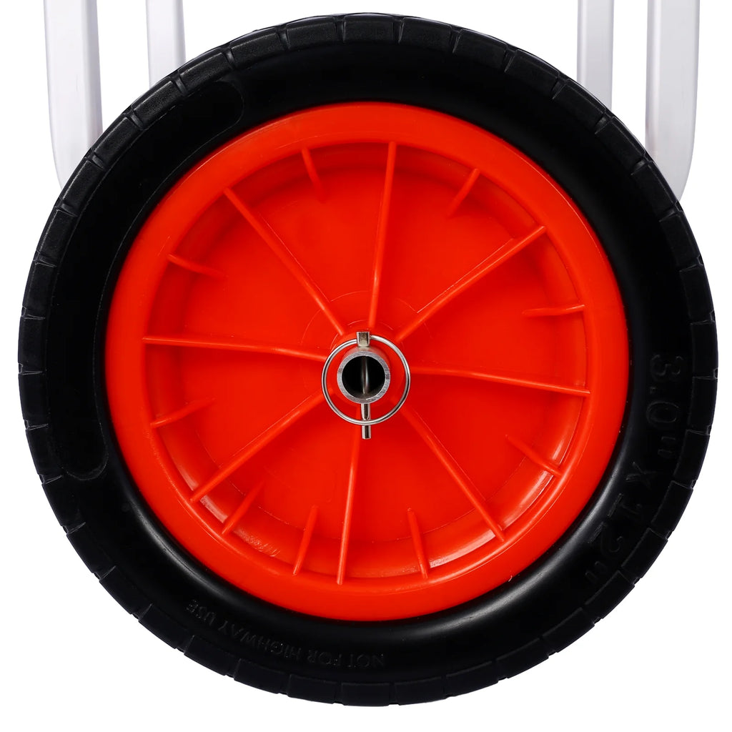 Heavy Duty Kayak Cart with 12inch Flatfree Beach Wheels Boat Dolly Cart Transport Carrier H58845